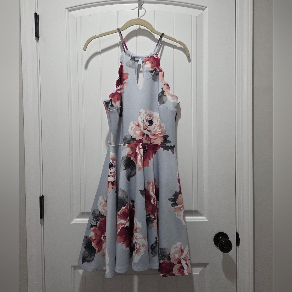 City Triangles Pink and White Floral Dress